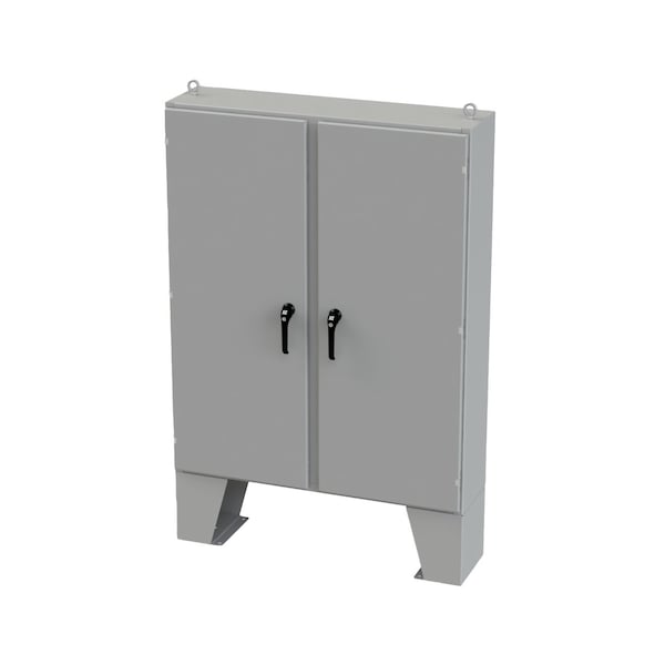 3 Point Latch with Padlock/Keylock Handle Electrical Enclosures, 60 in H, 12 in D, 48 in W